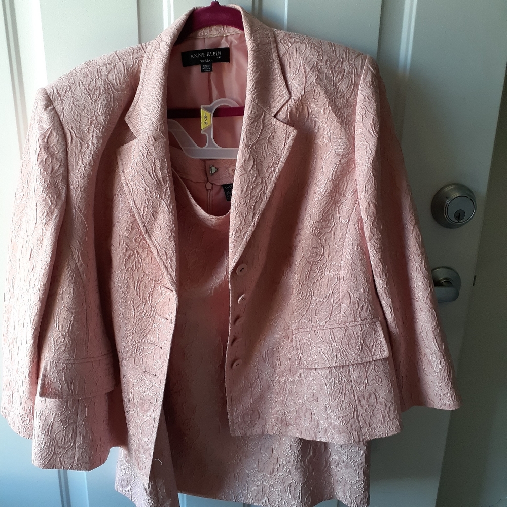 Anne Klein, W20, Two Pieces, Blush Pink